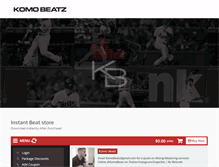 Tablet Screenshot of komobeatz.com